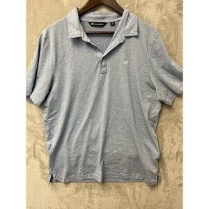 Travis Matthew Polo Shirt Men's XL Light Blue Pullover Pima Cotton Short Sleeve‎